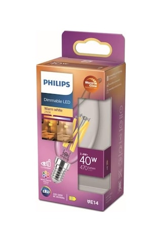 Lighting 871951432437400 Led Eek D A - G E14 Mum Şeklinde 3.4w 40w Sıcak Beyaz Ø X U 35mm Genel