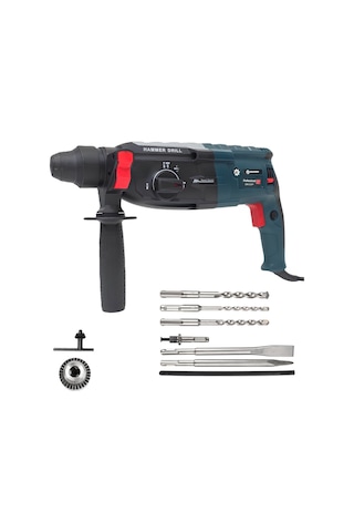 Prohummer Ph322 Elektrikli 4 Lü Mattkap Set Takımı - Kırıcı Delici, Vidalama Matkap, 125mm Avuç Taşlama, Dekupaj Testere
