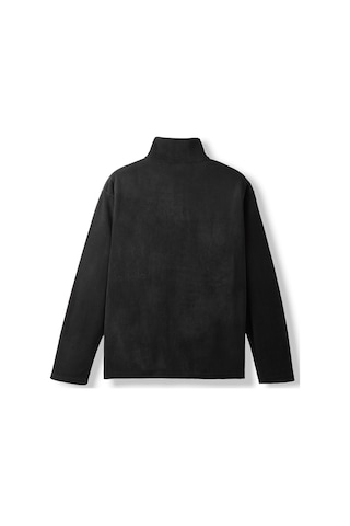 Galatasaray Ucl Erkek Yarım Zip Sweatshirt E252226 Siyah
