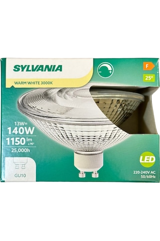 Sylvania 13w 140w 3000k Sarı Işık Gu10 Duylu Dim Edilebilir Led Spot Ampul