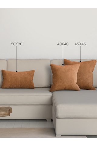 Br Perle Home Daily Series Antik Renk Kırlent Yastık Kılıfı Antik