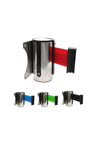 Novahub Kuyruk Bariyer Duvar Monte 2m-kırmızı Suntek Stanchion Stant Kırmızı