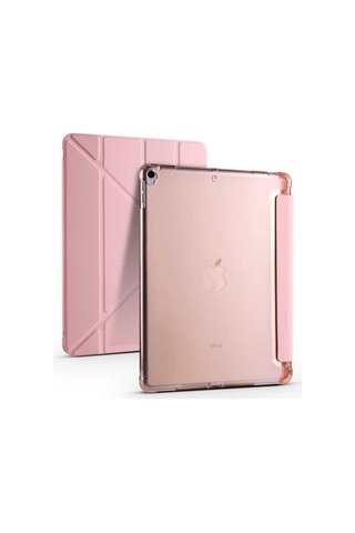 Apple Uyumlu iPad Pro 10.5 7.nesil Kılıf Zore Tri Folding Kalem Bölmeli Standlı Kılıf Kapaklı Kılıf