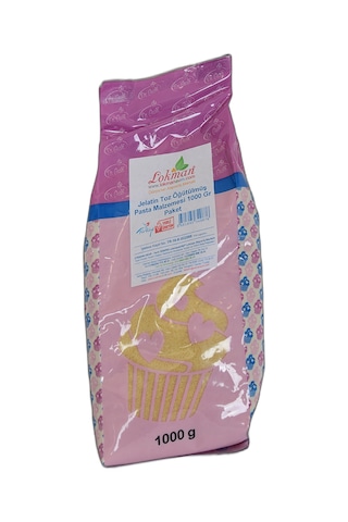 Lokman Avm Jelatin Toz Öğütülmüş Pasta Malzemesi 1 KG