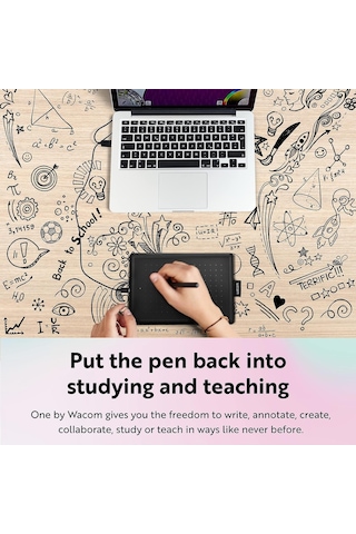 Wacom One by Wacom Small Grafik Çizim Tableti 8.3 X 5.7"