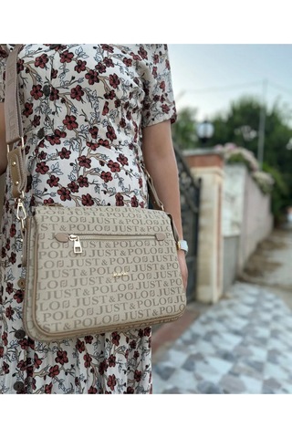 Just Polo Kadın Yeni Sezon El Ve Omuz Çantası 440113mh Vizon Yeni