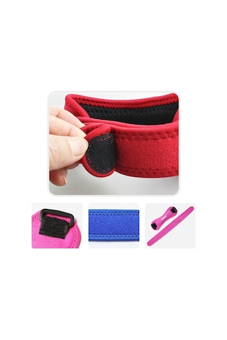 Dancemonkey Kolay Kullanımlı, Diz Koruyucu Bandaj - Mavi Renkli Seçenekler Mavi