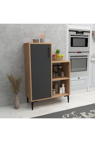 Arnett Mutfak Banyo Reysary Çok Amaçlı Dolap Atlantikçam Antrasit