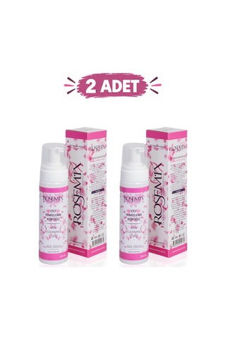 Rosemix - 233 - - Cilt Temizleme Köpüğü Gül 200 Ml - 2 Adetlik - Csmo-tex - Set Ürün