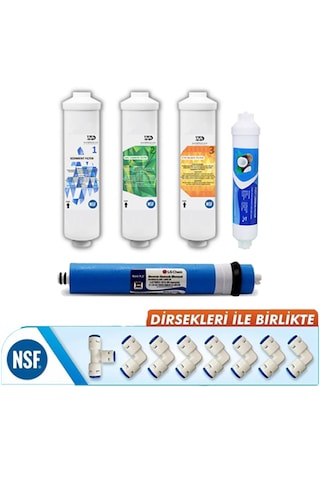 Waterdizayn Kapalı Kasa Su Arıtma Cihazları Için 5'li Inline Filt