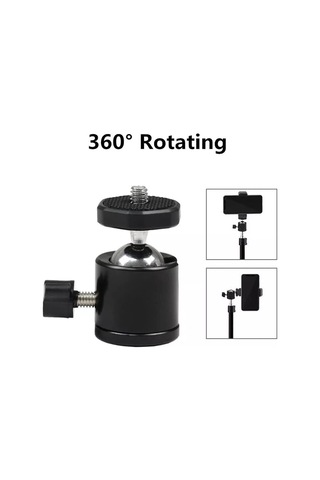 Tripod 90 Yönlendirme Aparatı 360 Derece Dönebilen Başlık Tüm Tripodlara Uyumlu Metal Mafsal Aparatı Diğer