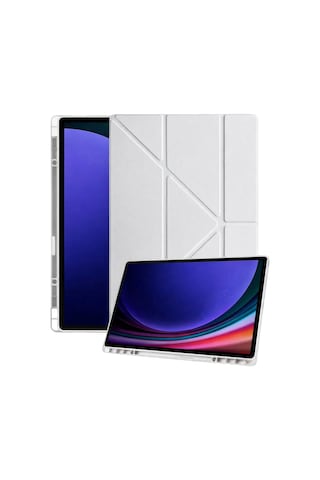 Newface Samsung Galaxy Uyumlu X930 Tab S11 Ultra 14.6 Kalemlikli Mars Tablet Kılıfı Semeglbl - 93 - Gri