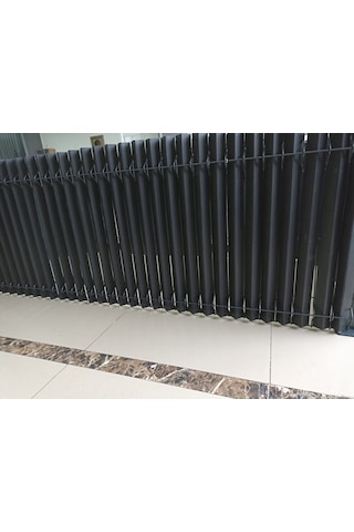 Mezarlık, Kolay Kurulum Bahçe Çiti Antrasit PVC Kaplama
