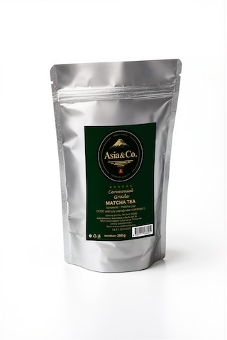 Asia&co Ceremonial Grade Matcha 250g %100 Saf Japon Matcha