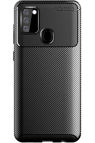 Samsung Uyumlu Galaxy A21S Kilif Karbon Silikon Case 389836673