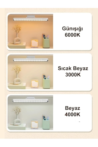 Greentech Şarjlı 3 Renk Portatif LED Aydınlatma / GT-CL12