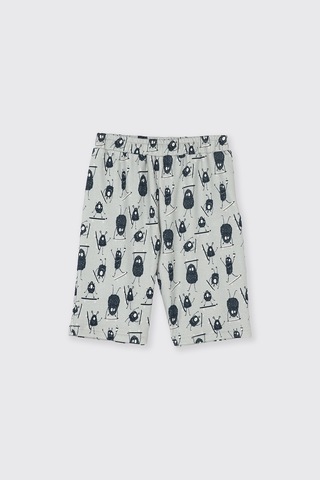 Panço Erkek Çocuk Baskılı Yeşil Pijama Takımı