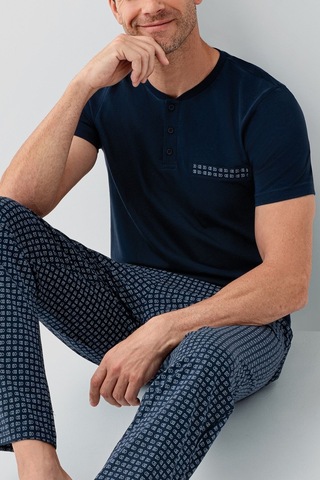 Arnetta Erkek Lacivert Pijama Takım Ar3688-s-v1 Lacivert