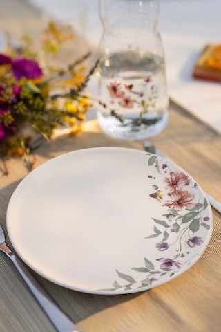 Rakle Darrel Seramik 4'lü Servis Tabağı Seti 25,5 Cm Renkli