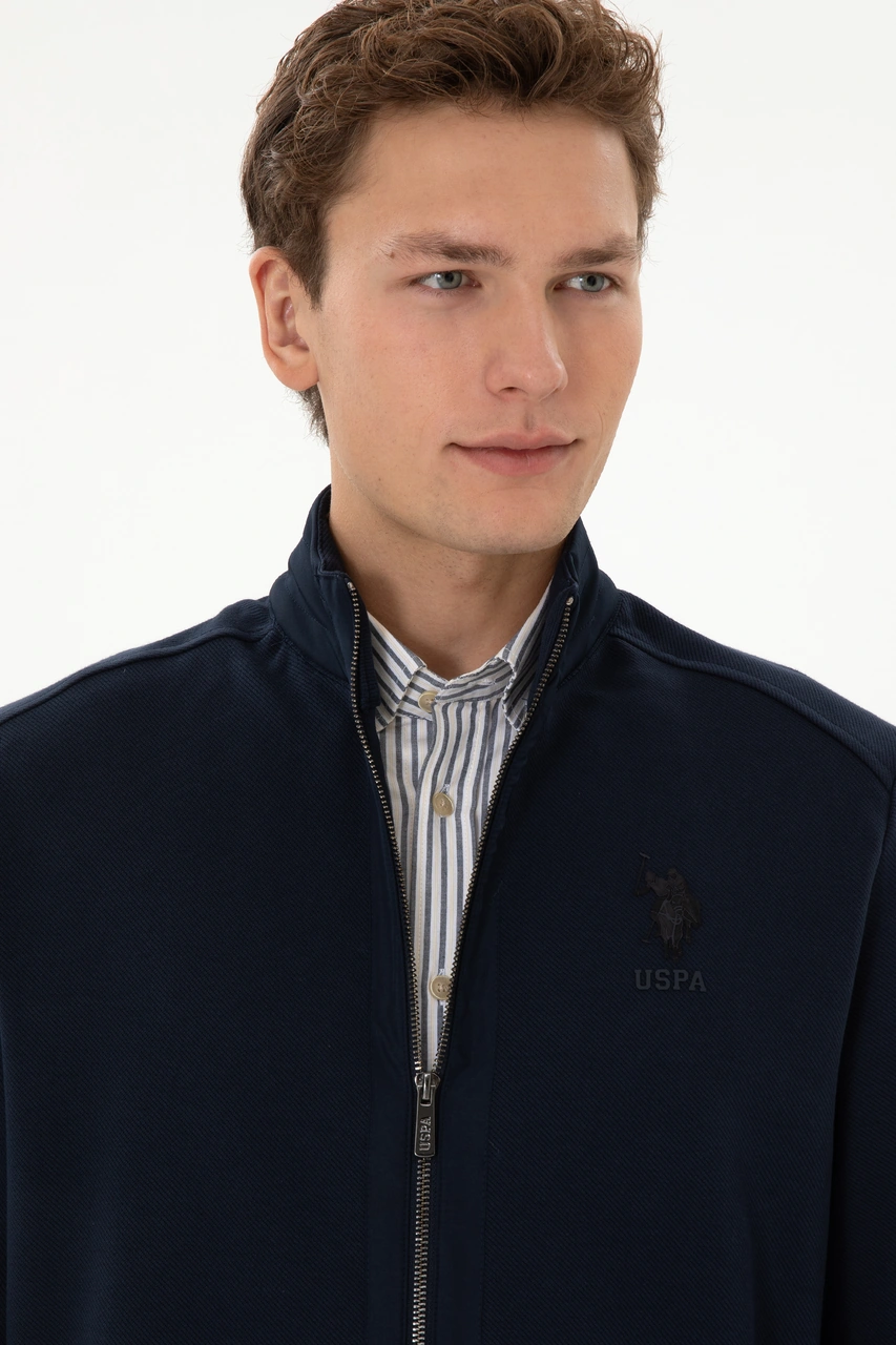 U.s. Polo Assn. Erkek Lacivert Hırka Örme 50309988-vr033 Lacivert