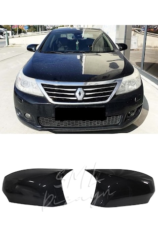 Renault Latitude 2010-2015 Batman-Yarasa Ayna Kapağı Piano Black