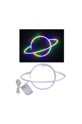 Homyl Usb/pil Led Neon Işık Burcu Duvar Lambası Çok-renkli Çok Renkli