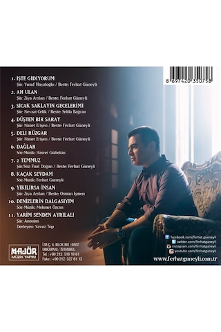 Ferhat Güneyli Feat.Selda Bağcan - İşte Gidiyorum  (CD)