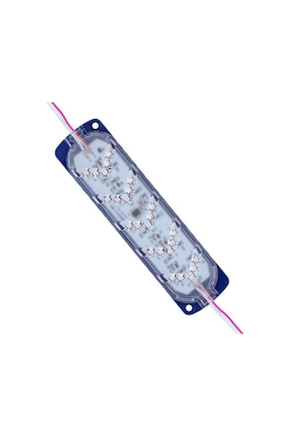 12v Çakar Lamba Ledli Ok İşaretli Mavi Kablolu 142 37 Mm