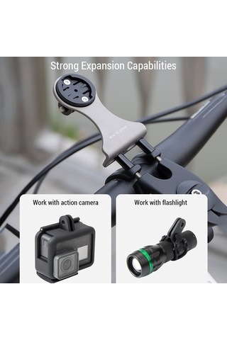 Ulzyvf Createtech Kamera Montajı Fener Bisiklet Bilgisayarı, Tutucu Ve Adaptör Ls Gümüş Gümüş