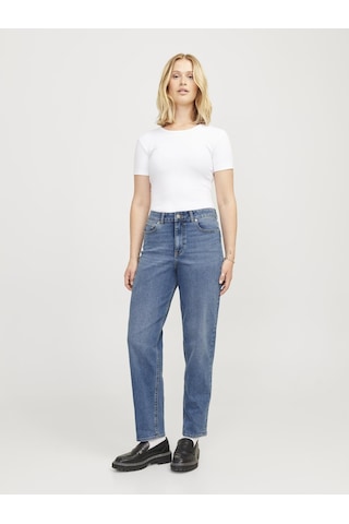 Jack & Jones Kadın Mom Fit Jean - Lisbon - 12259230 Medium Blue Denim Çok Renkli