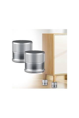 Besthome1 2 Adet Suntek Kanepe Masa Yükselticileri Çamaşır Gümüş Gümüş