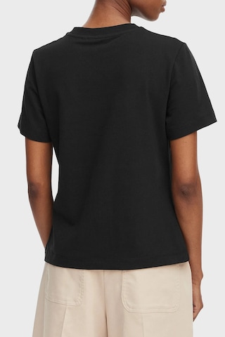 Tommy Hilfiger Logolu Regular Fit Bisiklet Yaka T Shirt Kadın T Shirt Ww0ww49941 Bds Siyah