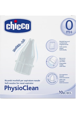 Chicco 4982 Physioclean Burun Aspiratörü Yedek Ucu 10'lu