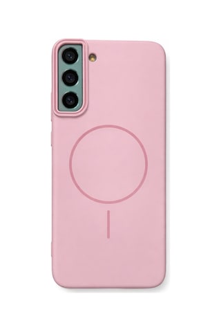 Samsung Galaxy S22 Plus Uyumlu Kamera Çıkıntılı Magsafe Wireless Şarj Özellikli Sert Sararmaz Silikon Kılıf