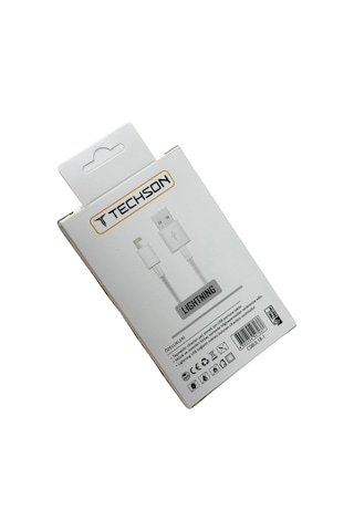 Techson Lightning 2.4a Hızlı Şarj Kablo Usb 3.0 Veri Aktarımı 1m C08-l