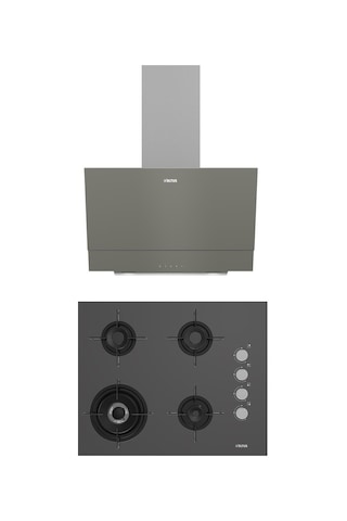 Altus ALA 510 G - ALA 189 DG 2'li Gri Cam Ankastre Set