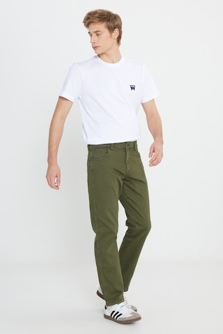Wrangler Slim Fit Dar Kesim Normal Bel Dar Paça Texas Erkek Haki Esnek Pantolon Haki