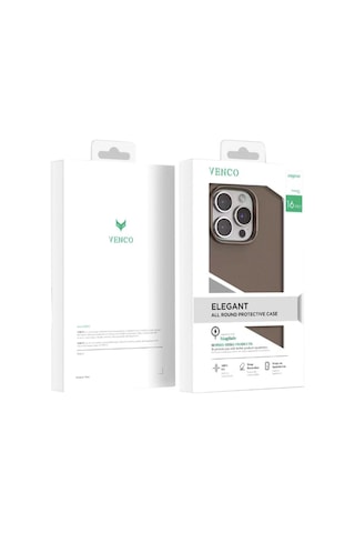 Venco Apple Uyumlu iPhone 16 Pro Jinta Magsafe Kapak - Siyah - Legu-874971