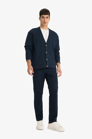 Defacto Regular Fit V Yaka Pike Düğmeli Hırka F2073ax25aunv64 Lacivert