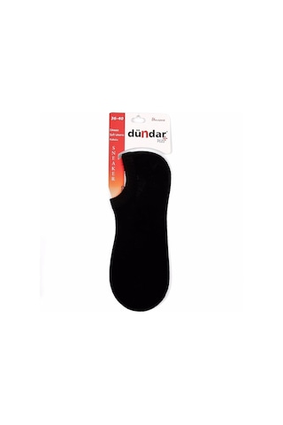 Dündar Çorap 12 Adet Dündar Bayan Plus Sneaker-Siyah-36 - 40 Siyah