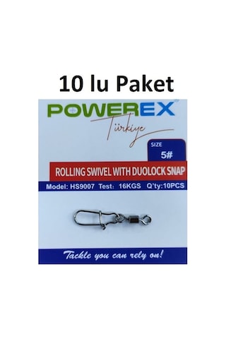 Powerex Hs9007 No:5 Klipsli Fırdöndü 10 Adet