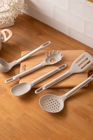 Emsan Soft 5 Parça Servis Seti Gri