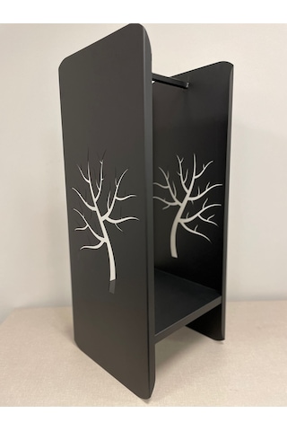 Api Design Metal Ağaç Desenli Odunluk