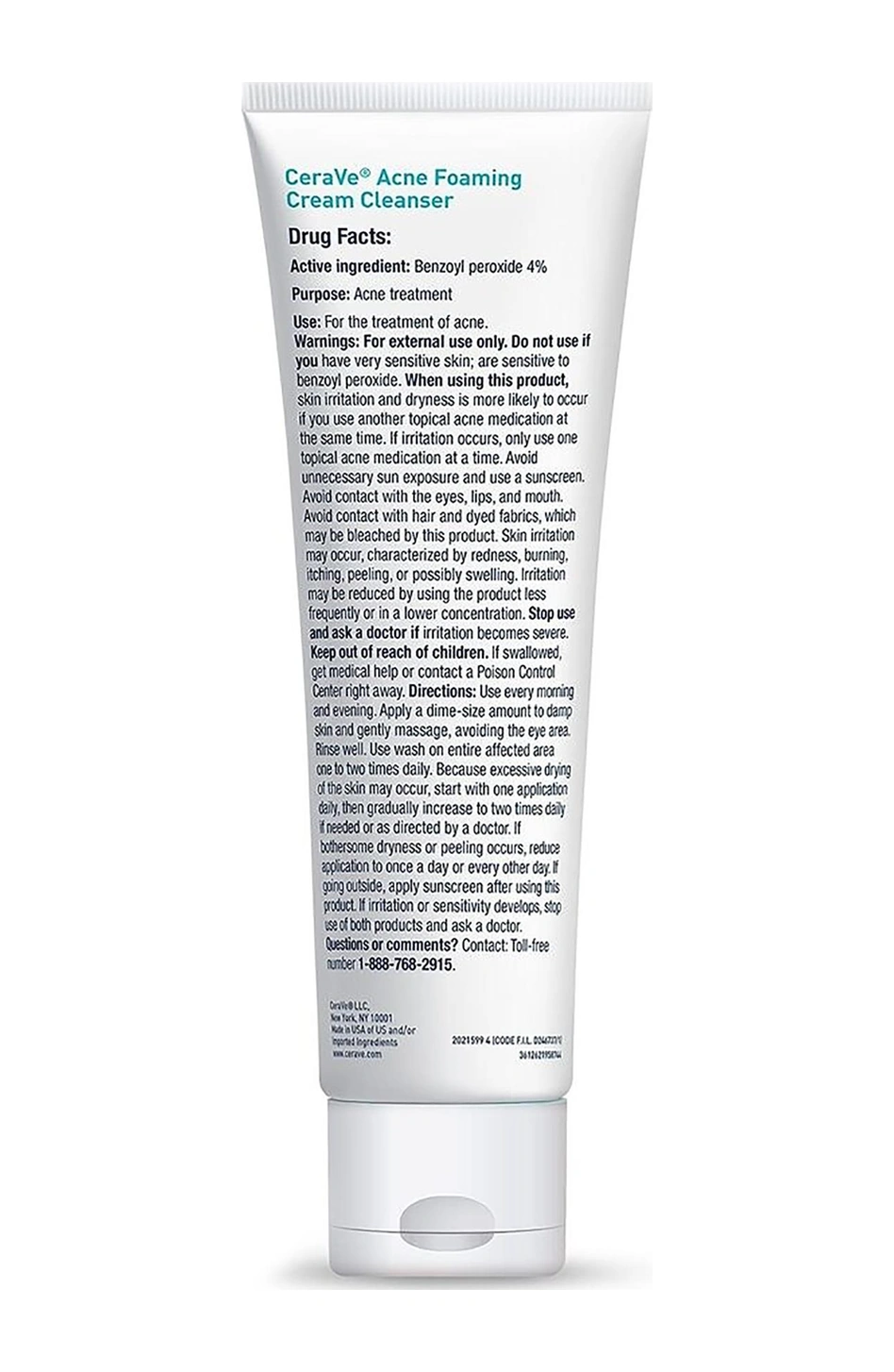 Cerave Akne Karşıtı Köpüren Krem Temizleyici 150ml Skt:11/2025