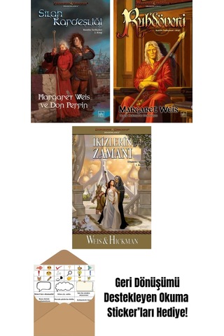 Silah Kardeşliği Raistlin Tarihçeleri 2. Kitap + Ruhdöveni Raistlin Tarihçeleri 1. Kitap + İkizlerin Zamanı Efsaneler Serisi 1. Kitap