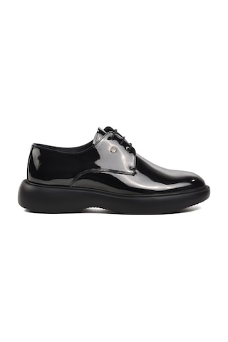 Pierre Cardin 70914 Siyah Rugan Hakiki Deri Erkek Casual Ayakkabı 001