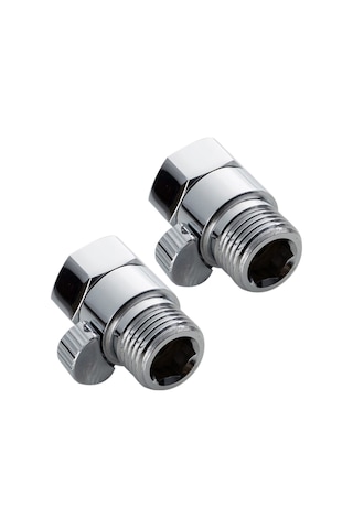 2x Kaliteli Duş Başlığı Ve Bide Akış Kontrol Vanası Banyo Pirinç Anahtarı Vana Tuvalet Bide Musluk Aksesuarları