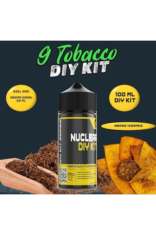 Nuclear 100 Ml Dıy Kit G Tobacco Gıda Aroma 20 Ml Aroma İçerir