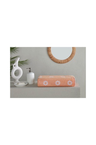 Daisy Banyo Havlusu 70x140 Cm Turuncu
