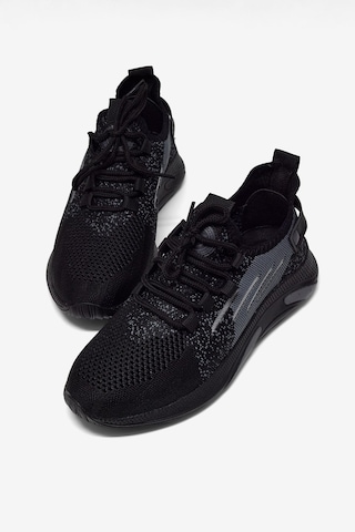 Tonny Black Hafif Taban Nefes Alabilir Rahat Spor Ayakkabı Unisex Siyah Füme Spor Ayakkabı Tbtklc030 Siyah - Füme